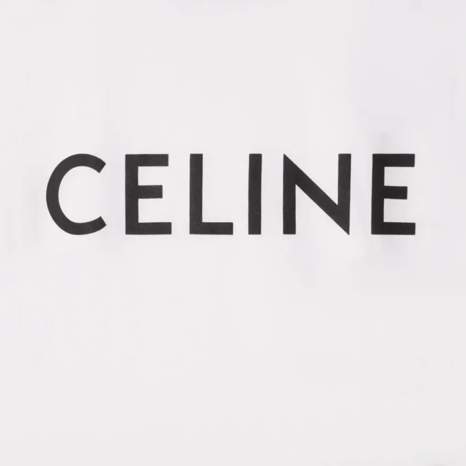 Maglietta ampia CELINE in jersey di cotone Maglietta ampia CELINE in jersey di cotone