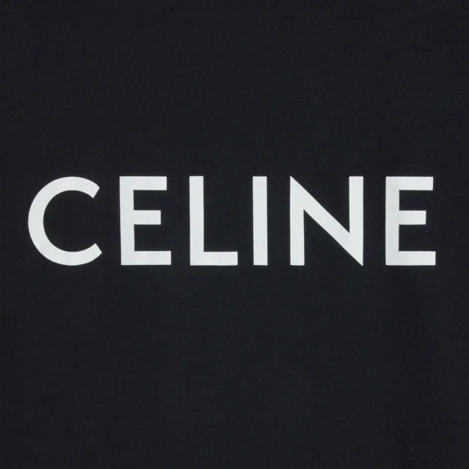 Maglietta ampia CELINE in jersey di cotone Maglietta ampia CELINE in jersey di cotone