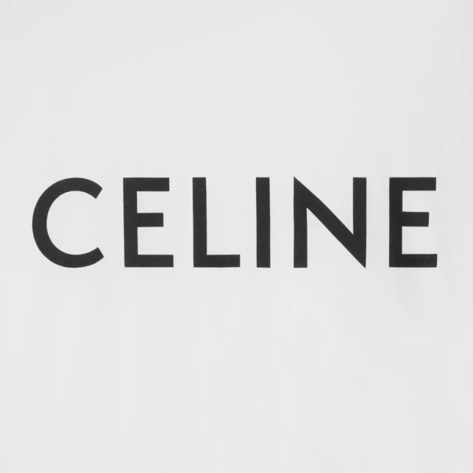 Maglietta ampia CELINE in jersey di cotone Maglietta ampia CELINE in jersey di cotone