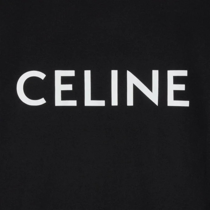 Maglietta ampia CELINE in jersey di cotone Maglietta ampia CELINE in jersey di cotone