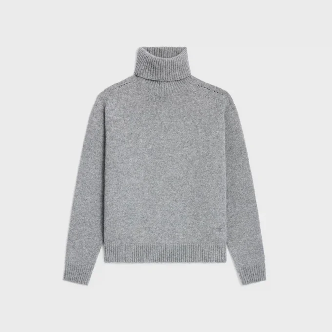 Maglione a collo alto in cashmere senza cuciture Maglione a collo alto in cashmere senza cuciture