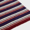 Maglione a collo alto in lana a coste a righe Maglione a collo alto in lana a coste a righe
