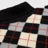 Maglione a collo alto in lana con motivo Argyle Maglione a collo alto in lana con motivo Argyle