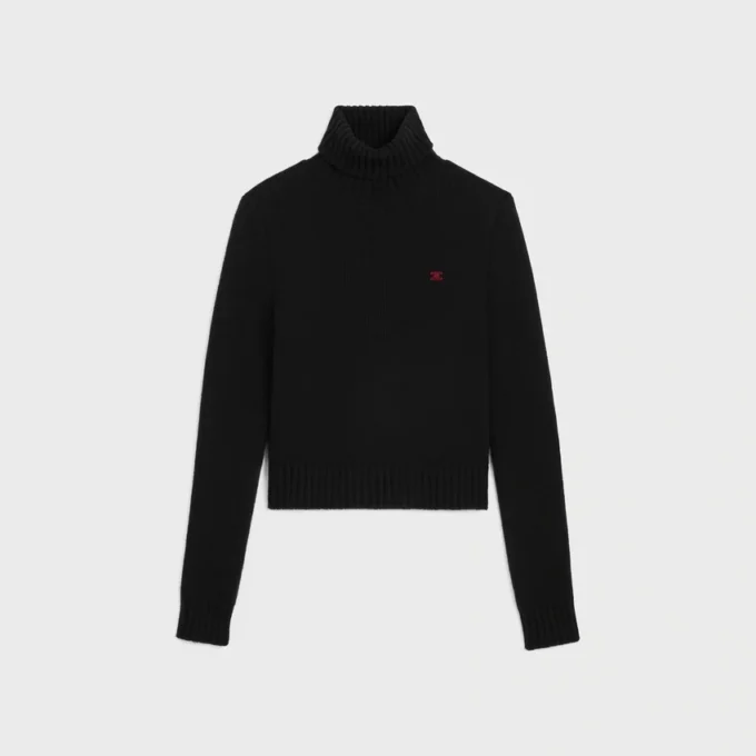 Maglione a collo alto in lana e cashmere Maglione a collo alto in lana e cashmere