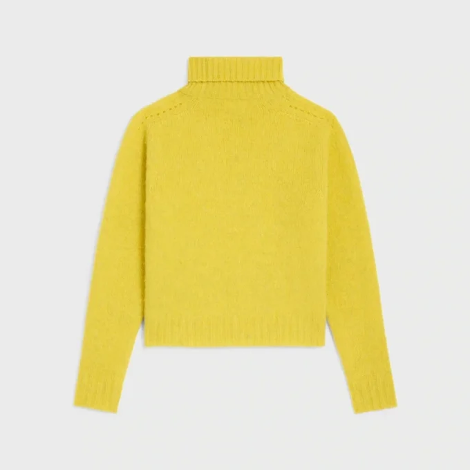 Maglione a collo alto in lana Shetland Maglione a collo alto in lana Shetland