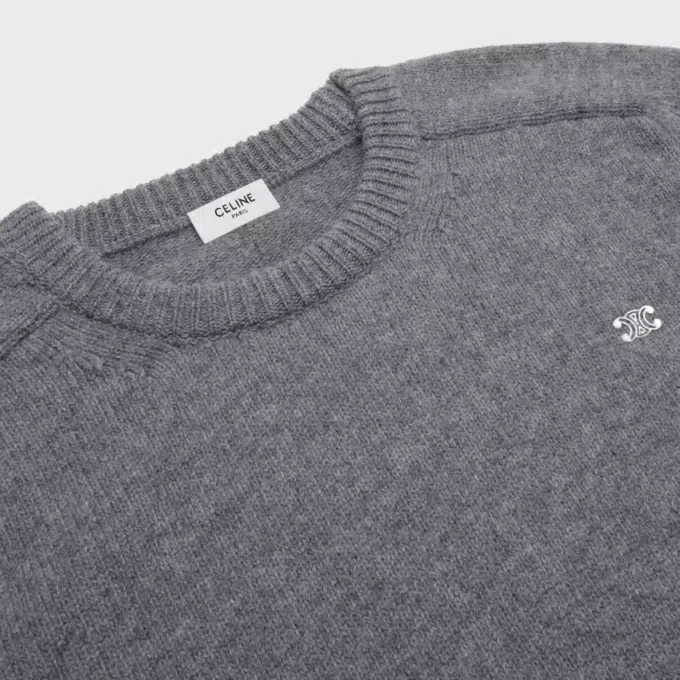 Maglione a girocollo Triomphe in lana e cashmere Maglione a girocollo Triomphe in lana e cashmere