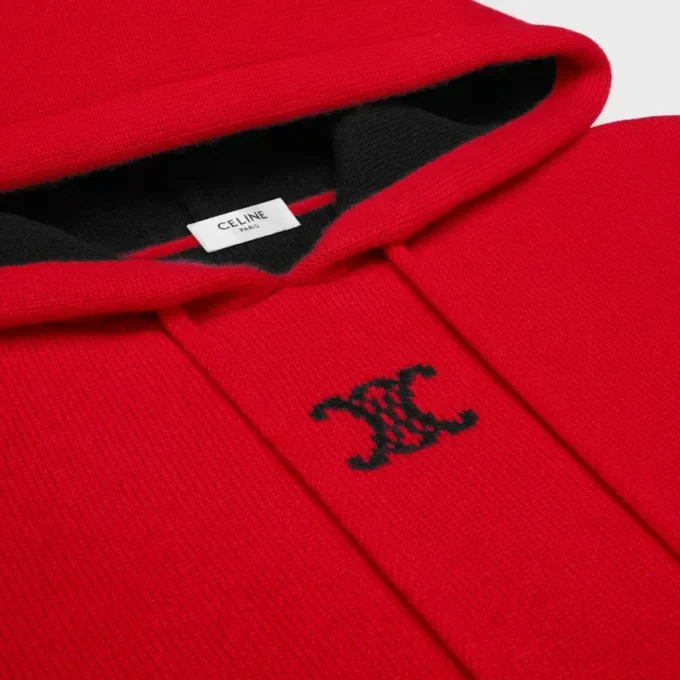 Maglione con cappuccio in cashmere Maglione con cappuccio in cashmere