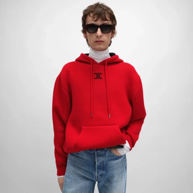 Maglione con cappuccio in cashmere Maglione con cappuccio in cashmere