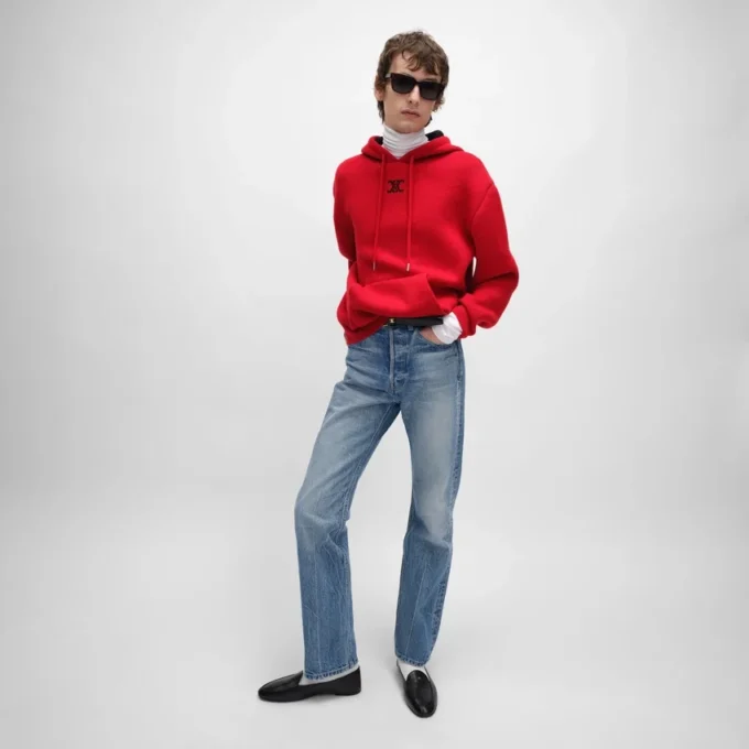 Maglione con cappuccio in cashmere Maglione con cappuccio in cashmere