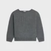 Maglione con scollo a barchetta in lana e cashmere Maglione con scollo a barchetta in lana e cashmere