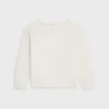 Maglione con scollo a barchetta in lana e cashmere Maglione con scollo a barchetta in lana e cashmere