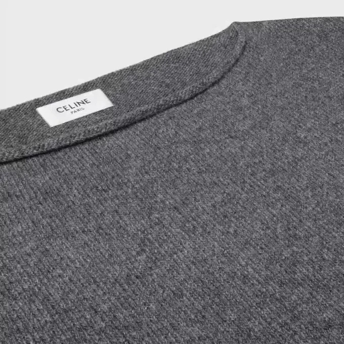 Maglione con scollo a barchetta in lana e cashmere Maglione con scollo a barchetta in lana e cashmere
