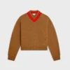 Maglione con scollo a V in cashmere Maglione con scollo a V in cashmere