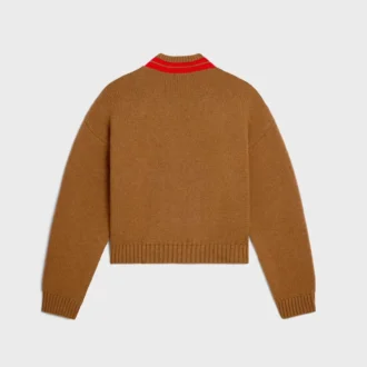 Maglione con scollo a V in cashmere