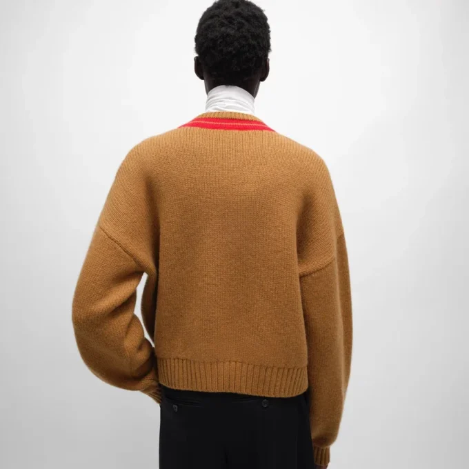 Maglione con scollo a V in cashmere Maglione con scollo a V in cashmere