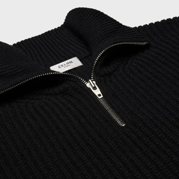 Maglione da camionista in lana a coste Maglione da camionista in lana a coste