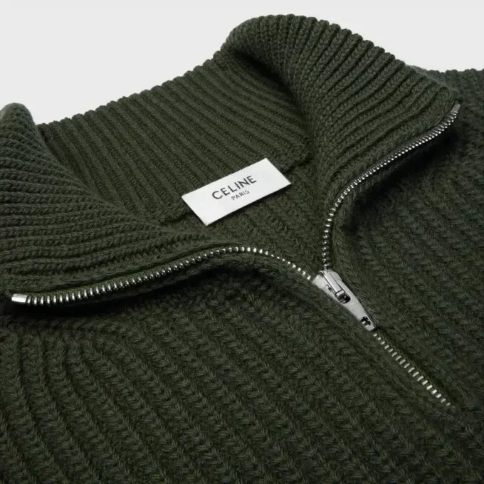 Maglione da camionista in lana a coste Maglione da camionista in lana a coste