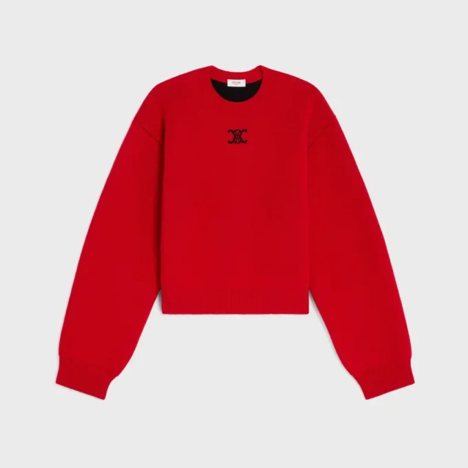 Maglione girocollo in cashmere Maglione girocollo in cashmere