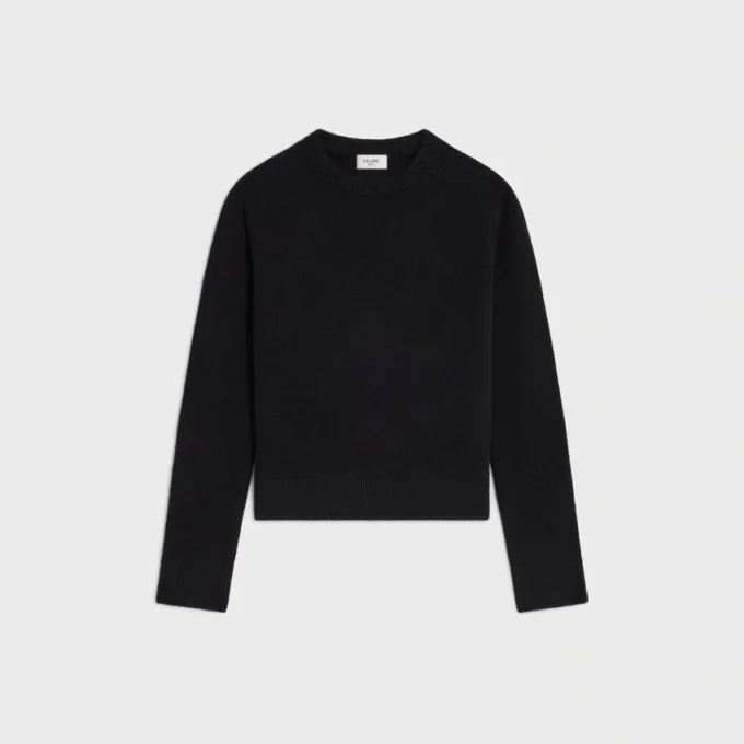 Maglione girocollo in cashmere Maglione girocollo in cashmere