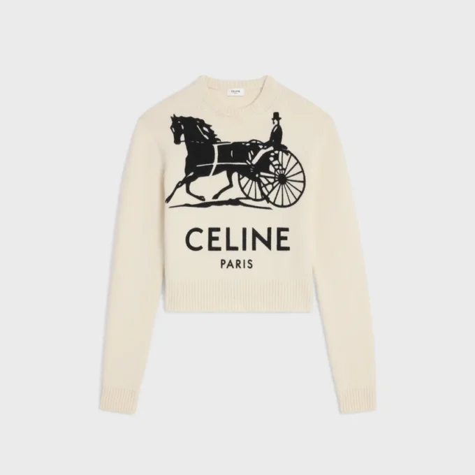 Maglione girocollo in cashmere Maglione girocollo in cashmere