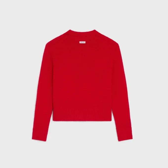 Maglione girocollo in cashmere Maglione girocollo in cashmere
