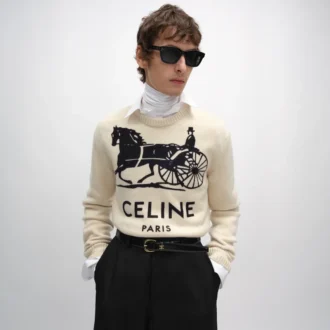 Maglione girocollo in cashmere