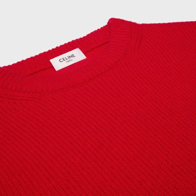 Maglione girocollo in cashmere Maglione girocollo in cashmere