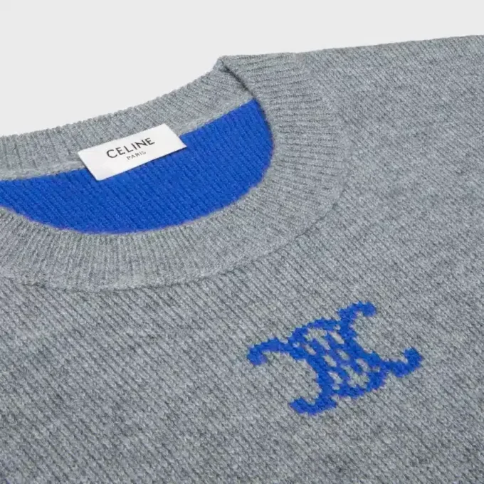 Maglione girocollo in cashmere Maglione girocollo in cashmere