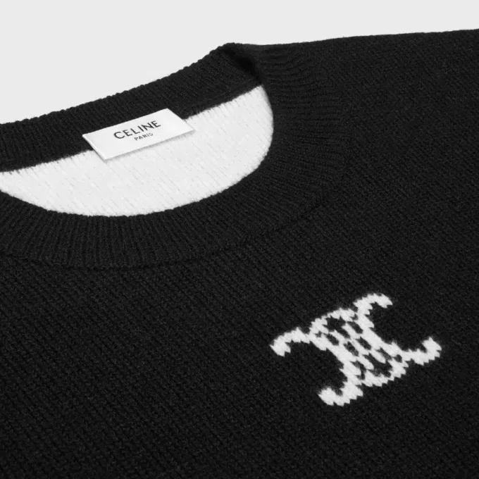 Maglione girocollo in cashmere Maglione girocollo in cashmere