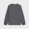 Maglione girocollo in cashmere a catena Maglione girocollo in cashmere a catena