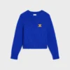 Maglione girocollo in cashmere e seta