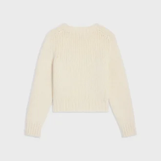 Maglione girocollo in cashmere e seta