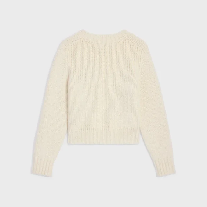 Maglione girocollo in cashmere e seta Maglione girocollo in cashmere e seta