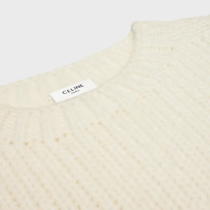 Maglione girocollo in cashmere e seta Maglione girocollo in cashmere e seta
