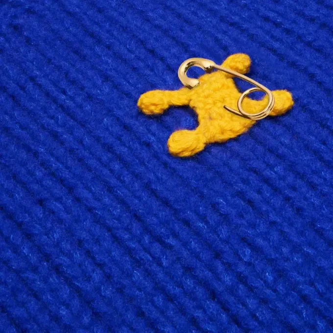 Maglione girocollo in cashmere e seta