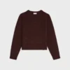 Maglione girocollo in cashmere senza cuciture Maglione girocollo in cashmere senza cuciture