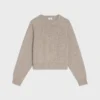 Maglione girocollo in cashmere senza cuciture Maglione girocollo in cashmere senza cuciture