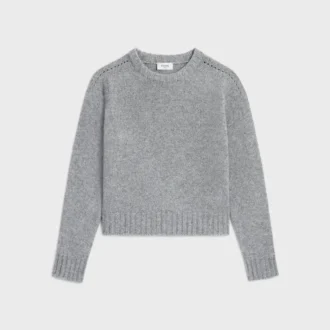 Maglione girocollo in cashmere senza cuciture Maglione girocollo in cashmere senza cuciture