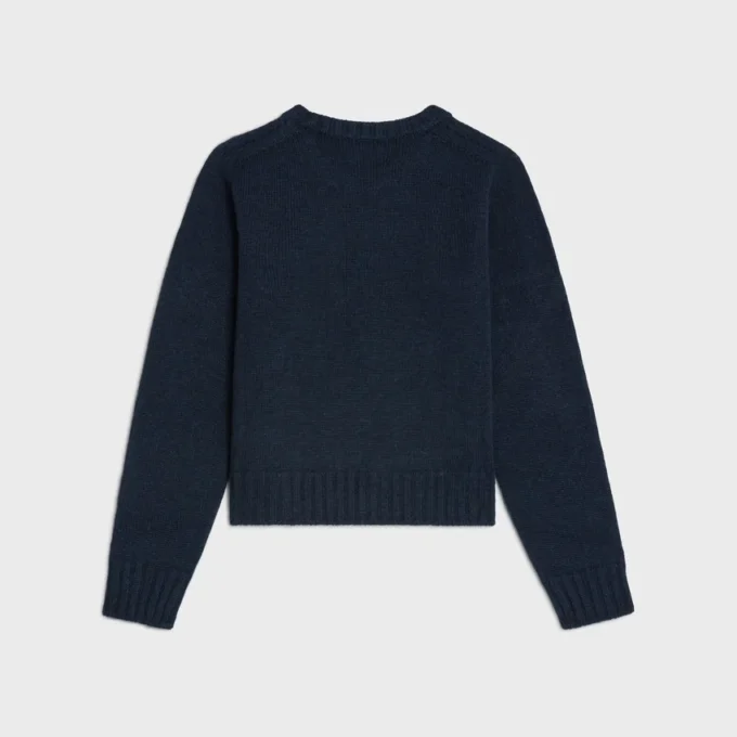 Maglione girocollo in cashmere senza cuciture Maglione girocollo in cashmere senza cuciture