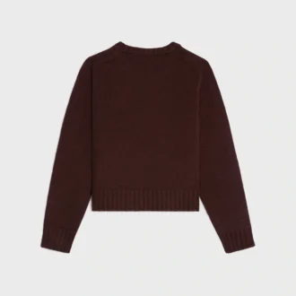 Maglione girocollo in cashmere senza cuciture