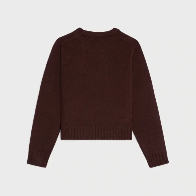 Maglione girocollo in cashmere senza cuciture Maglione girocollo in cashmere senza cuciture