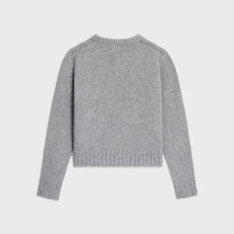 Maglione girocollo in cashmere senza cuciture Maglione girocollo in cashmere senza cuciture