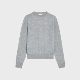 Maglione girocollo in cashmere sottile