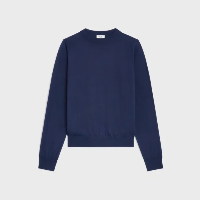 Maglione girocollo in cashmere sottile Maglione girocollo in cashmere sottile