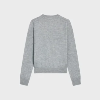 Maglione girocollo in cashmere sottile