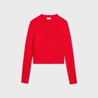 Maglione girocollo in lana e cashmere