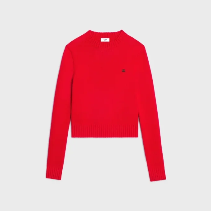 Maglione girocollo in lana e cashmere Maglione girocollo in lana e cashmere