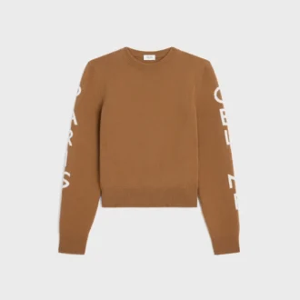 Maglione girocollo in lana e cashmere