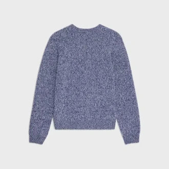 Maglione girocollo in lana e cashmere