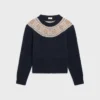 Maglione girocollo in lana Fair Isle Triomphe